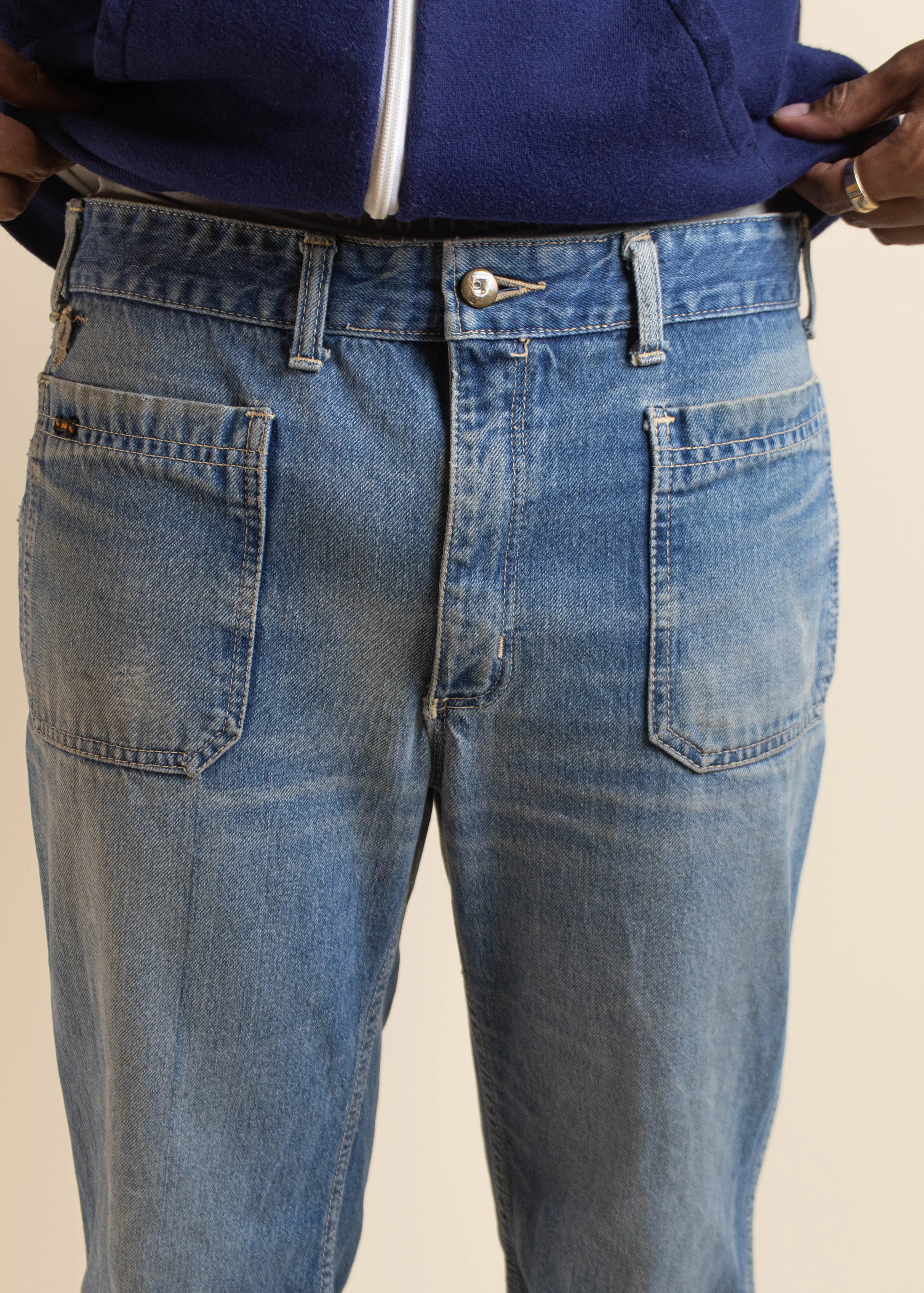 1990s Lois Midwash Flare Jeans Size Women's 32 Men's 34