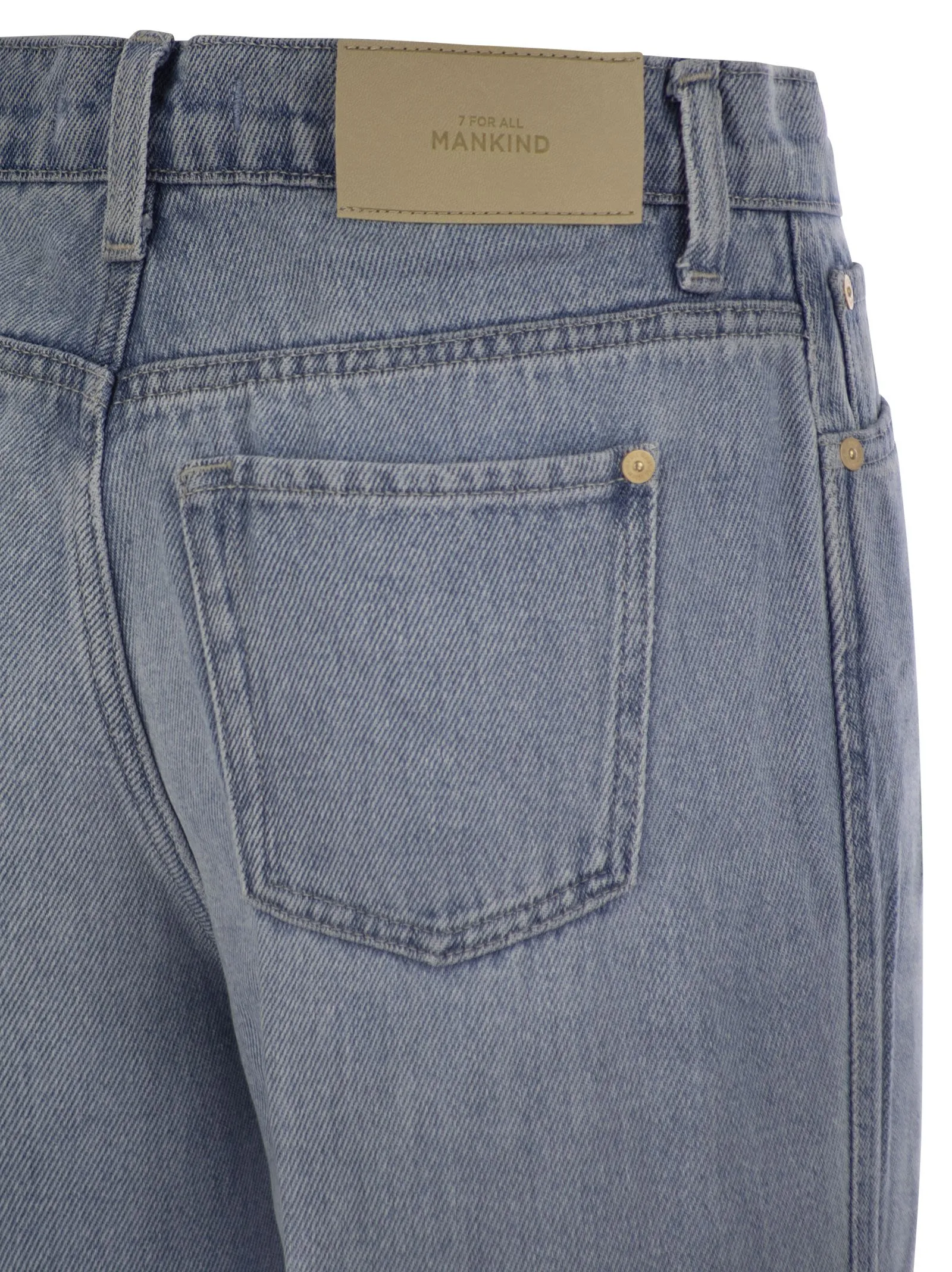7 For All Mankind Modern Dojo Tailorless Tre Light Blue