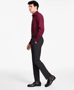 Alfani Mens Slim fit Dress Pants 34 / 32 Grey Check