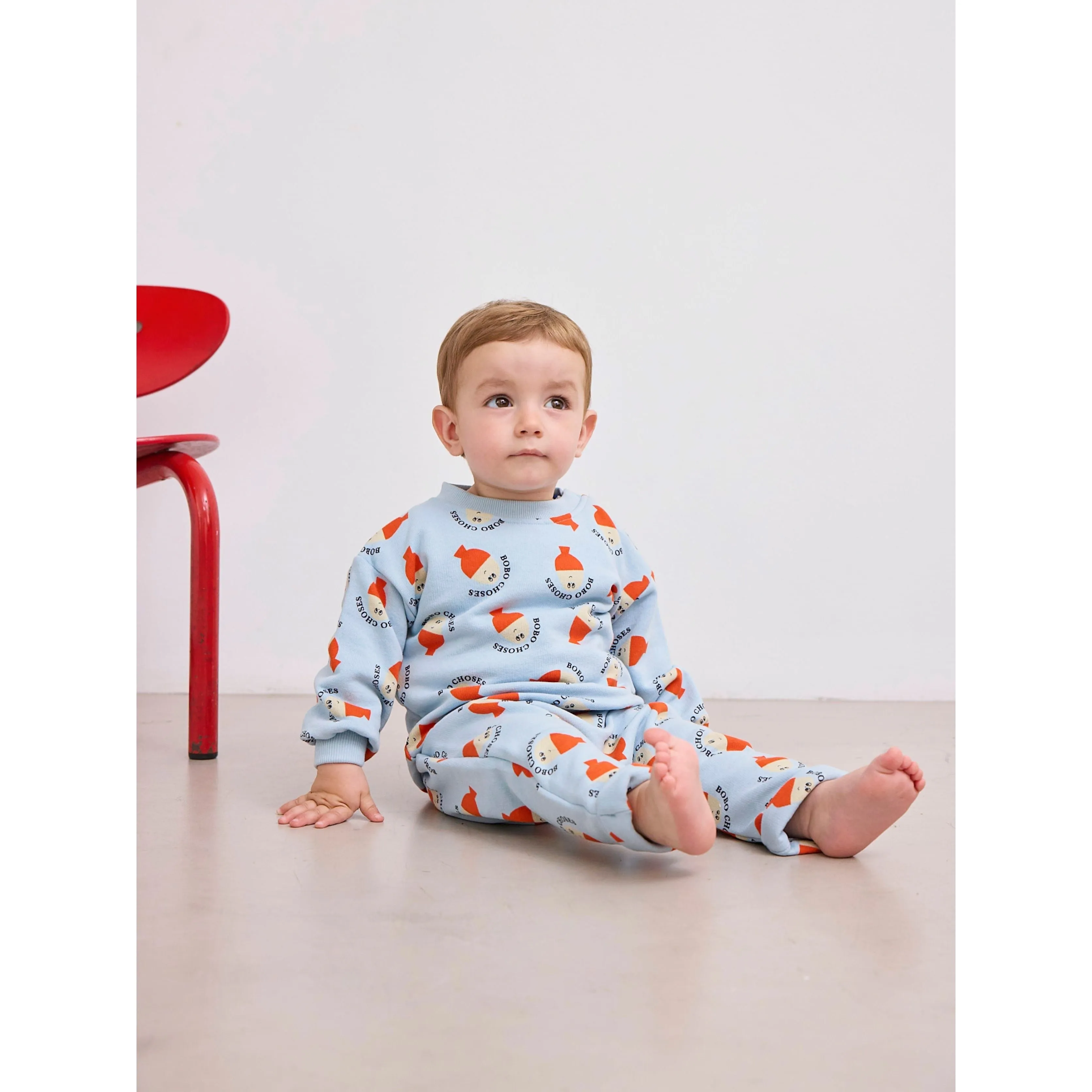 Baby Morning Egg All Over Sweatshirt