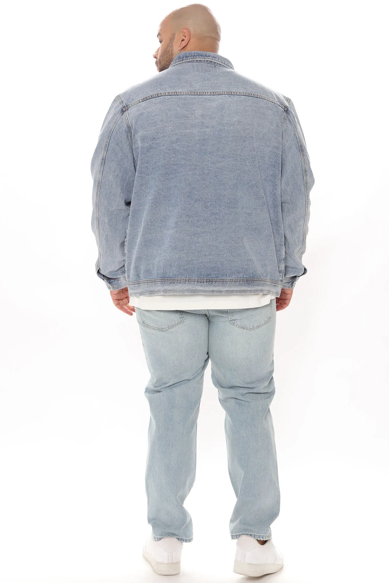 Baggy Vibing Jeans - Light Wash