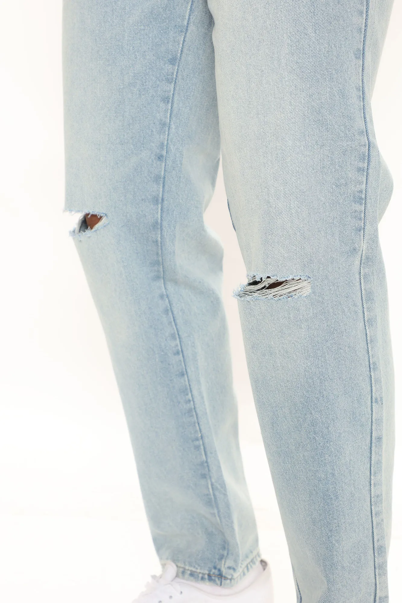 Baggy Vibing Jeans - Light Wash