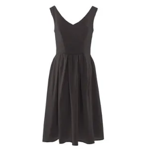 Bamboo Woven Dress  - Midnight