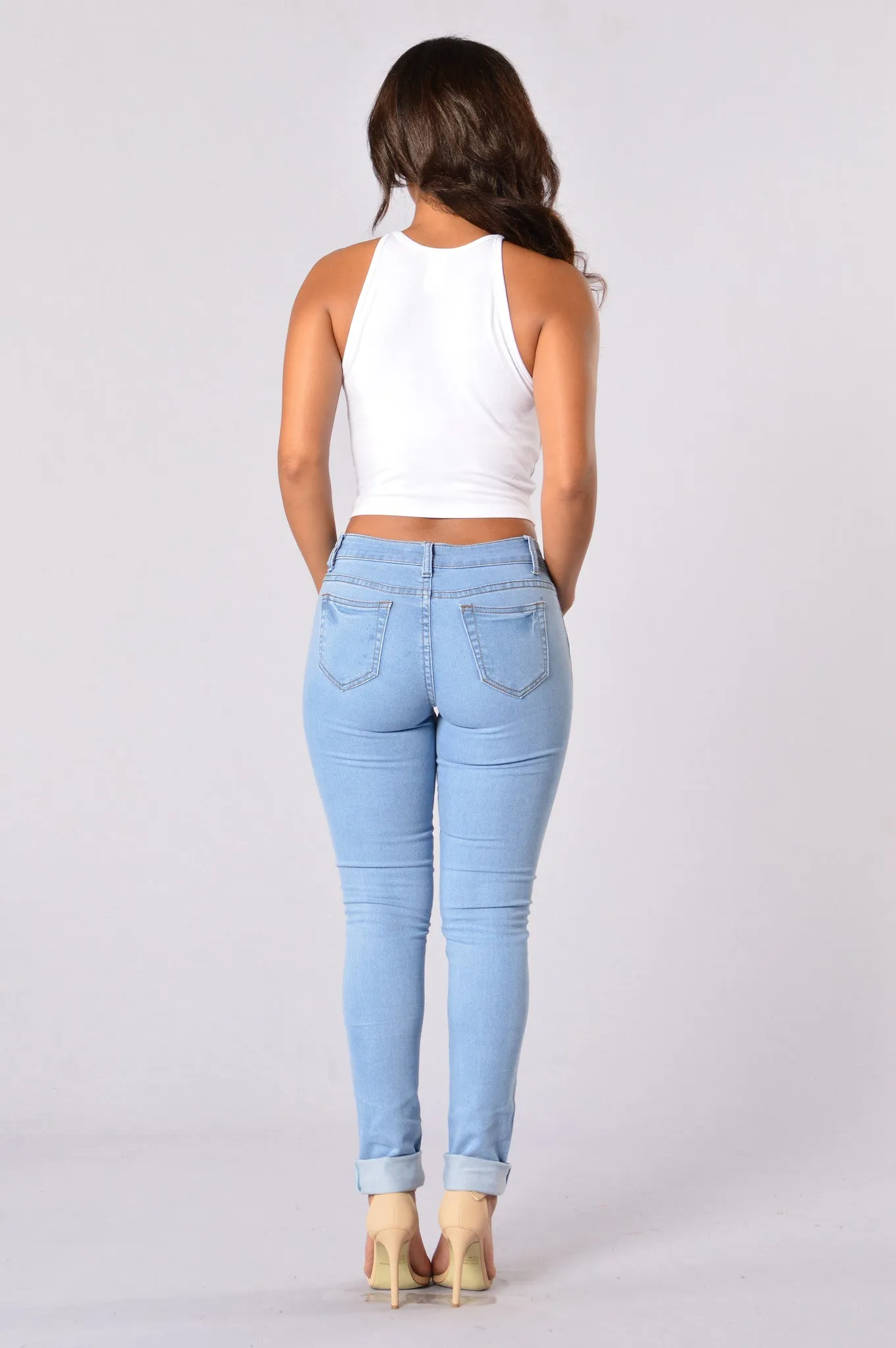 Basically Basic Jeans - Light Blue