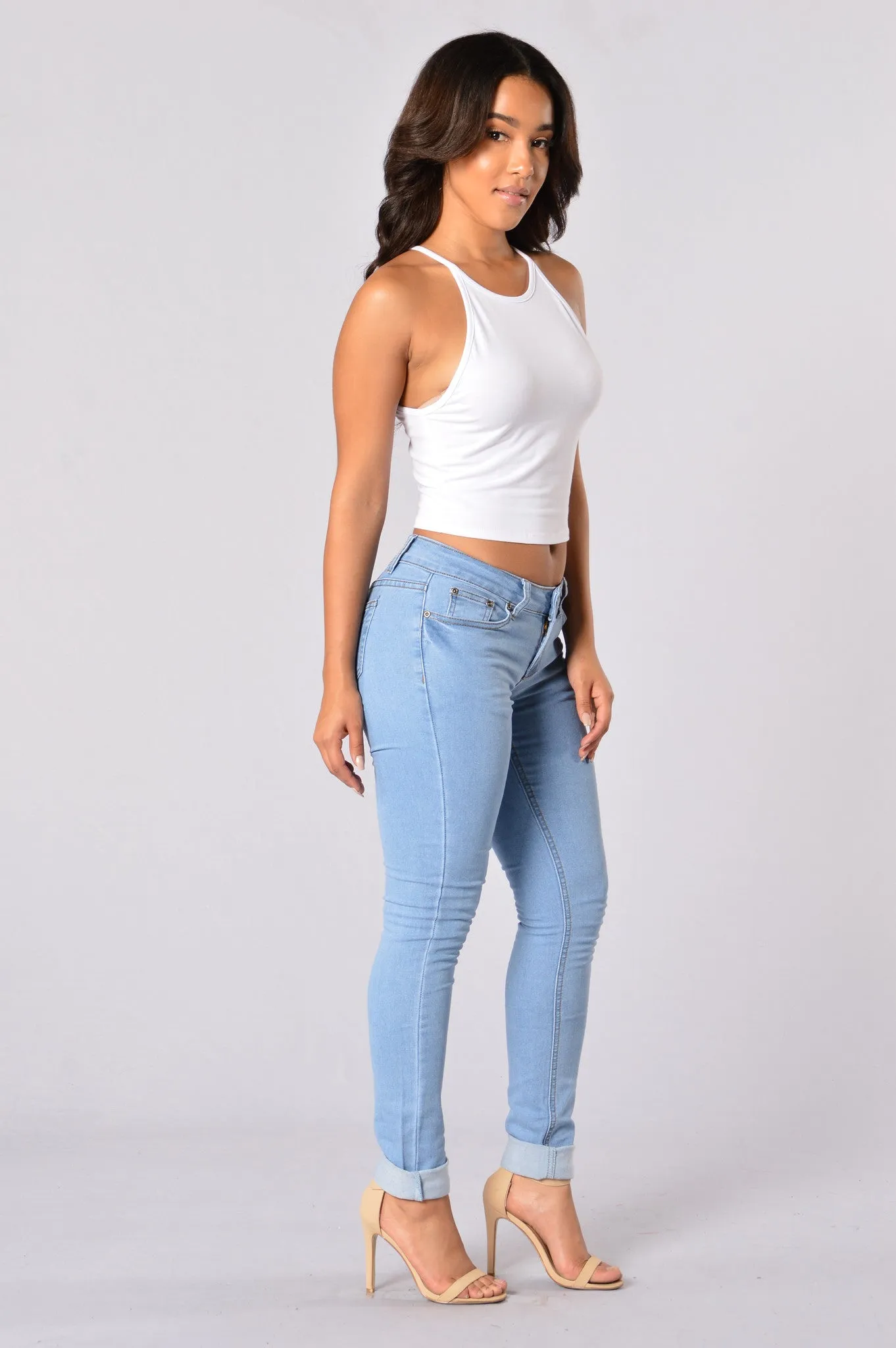 Basically Basic Jeans - Light Blue