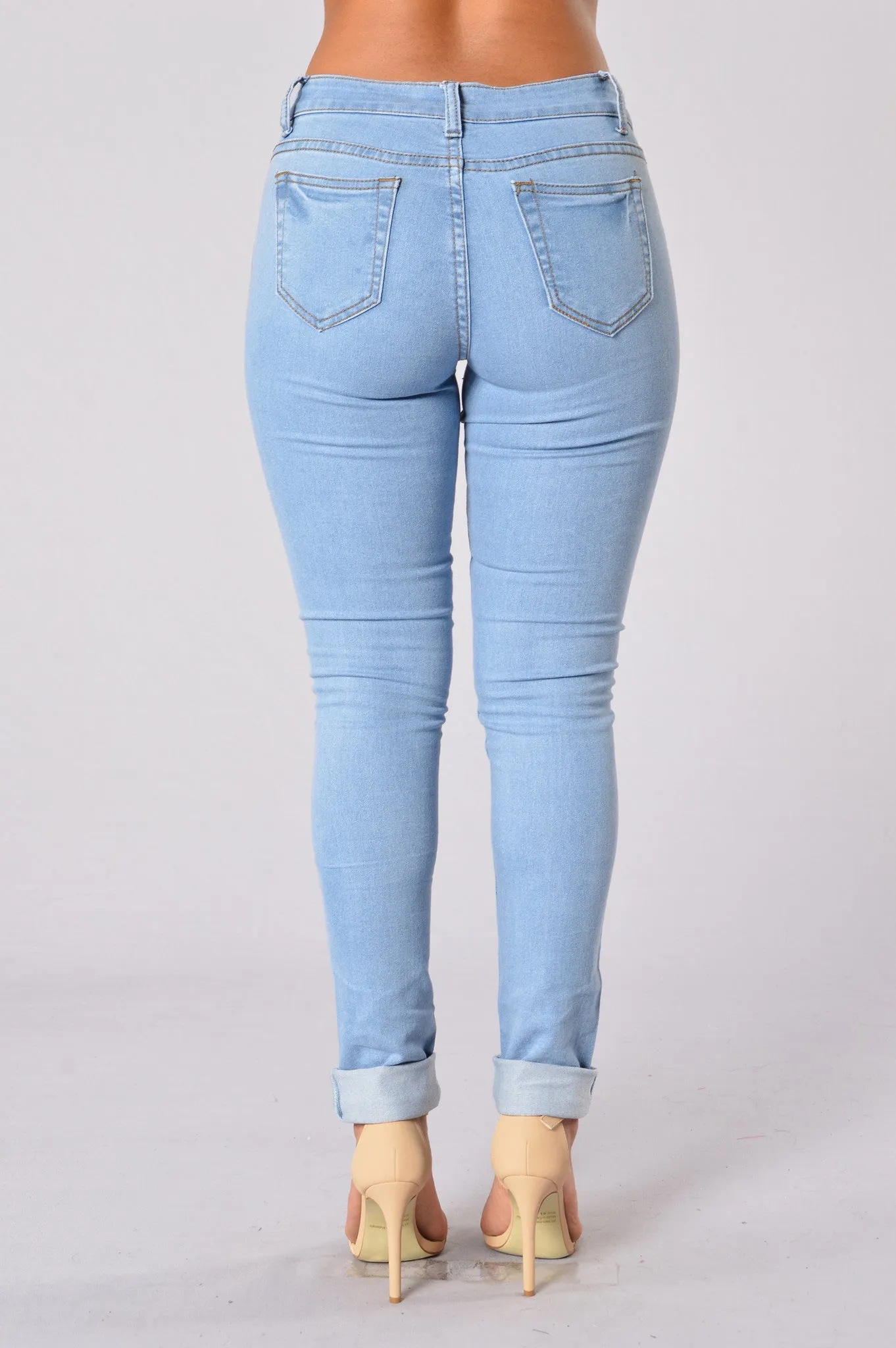 Basically Basic Jeans - Light Blue