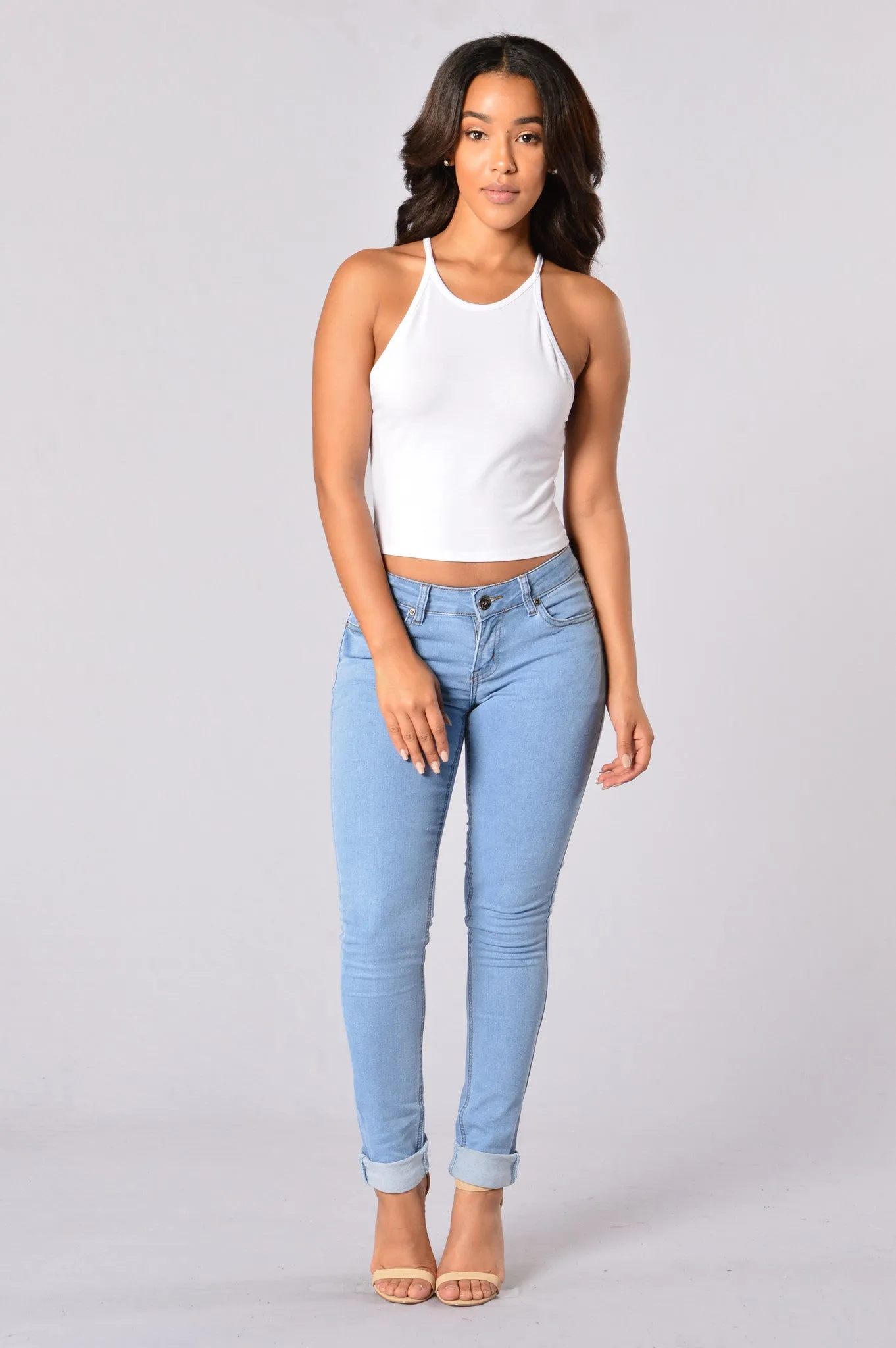 Basically Basic Jeans - Light Blue