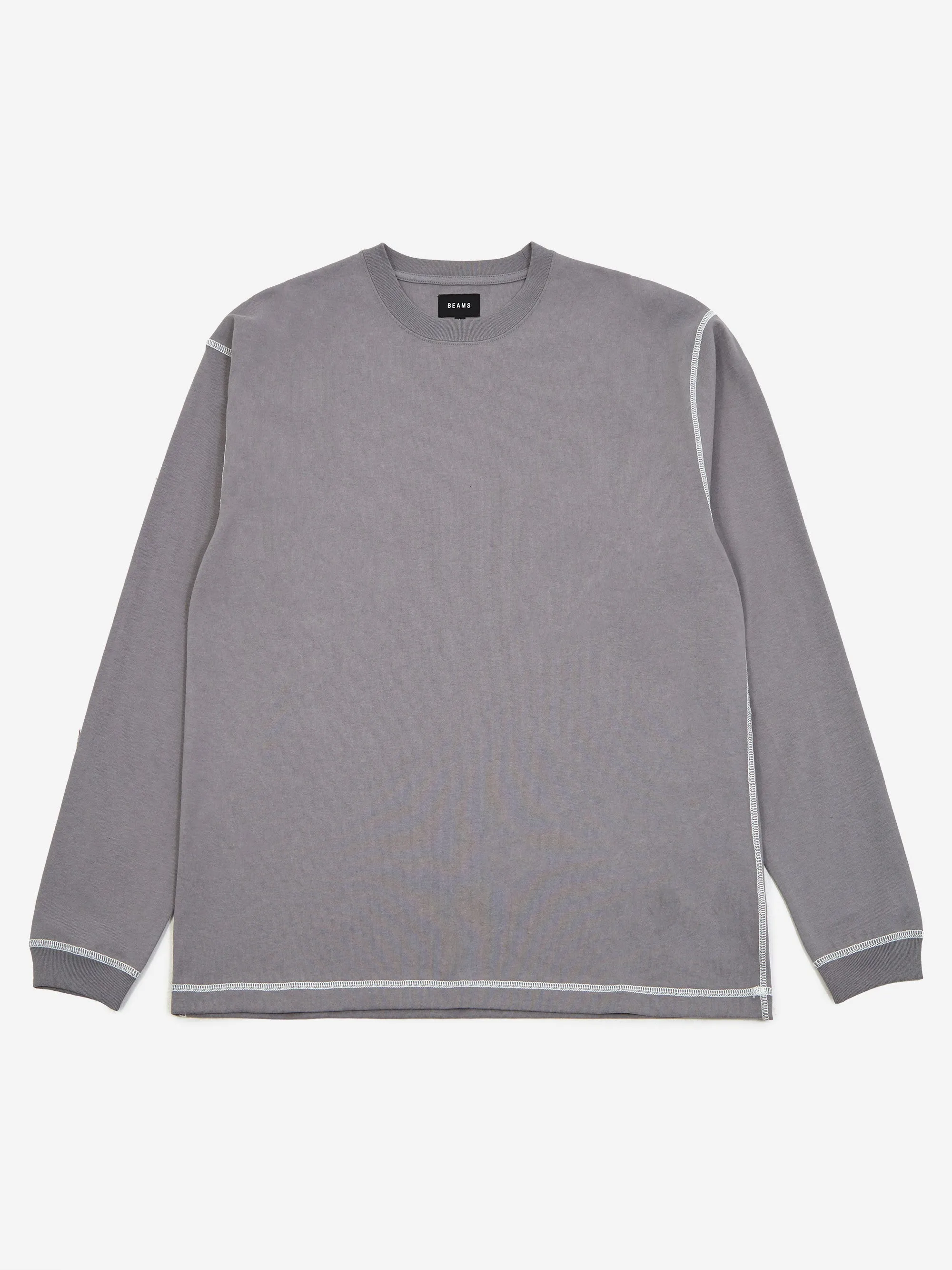 Beams Stitch Reversible Crew Neck - Gomaa