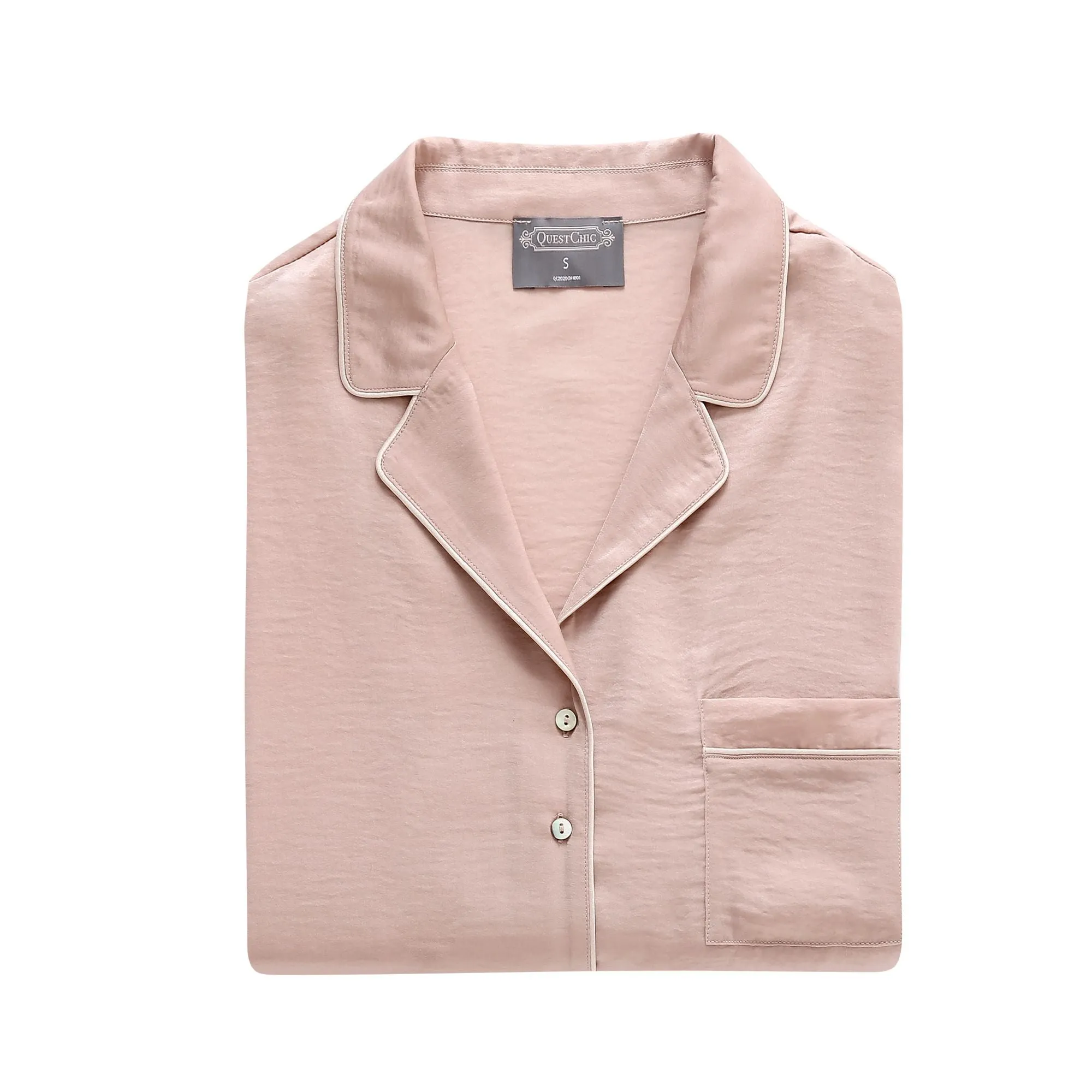 Beula French Satin Pyjamas Set