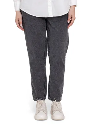 Black 3 Mom-Fit Jeans