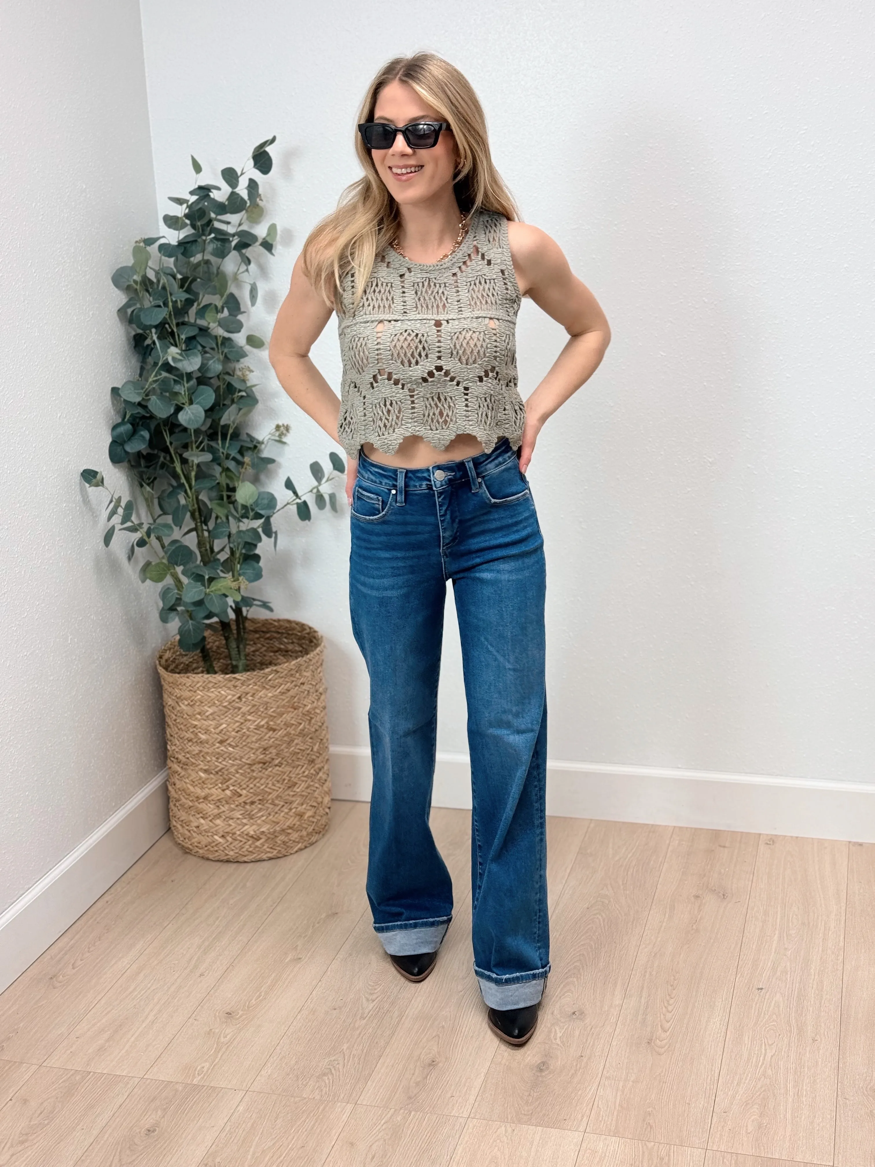 Boho Summer Crochet Tank - 2 Colors