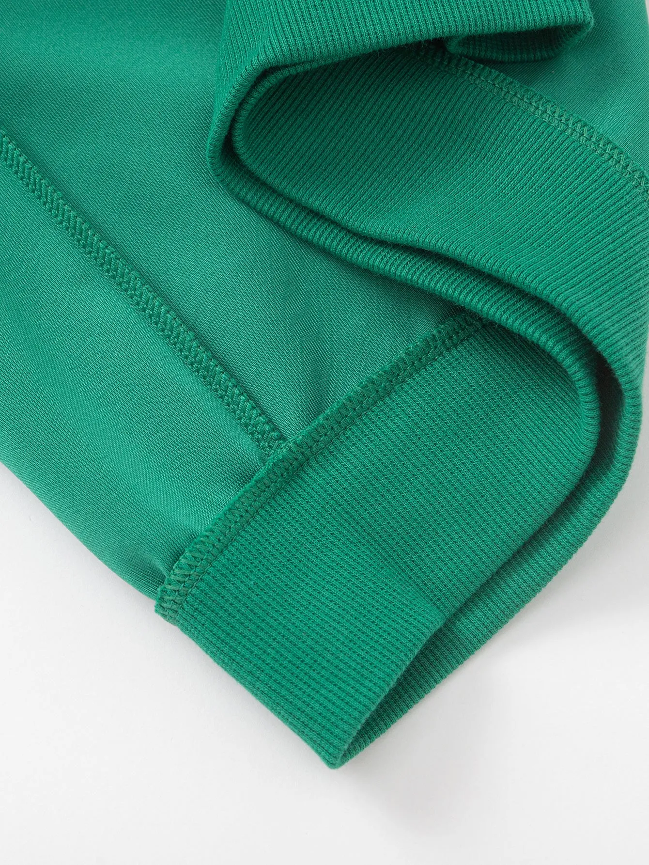 Boy Trend Scenarios Green Hue Letter Hoody
