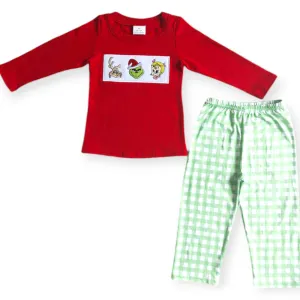 Boys Christmas pant set