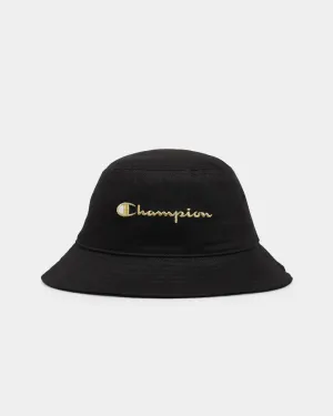 Champion Twill Bucket Hat Black/Gold