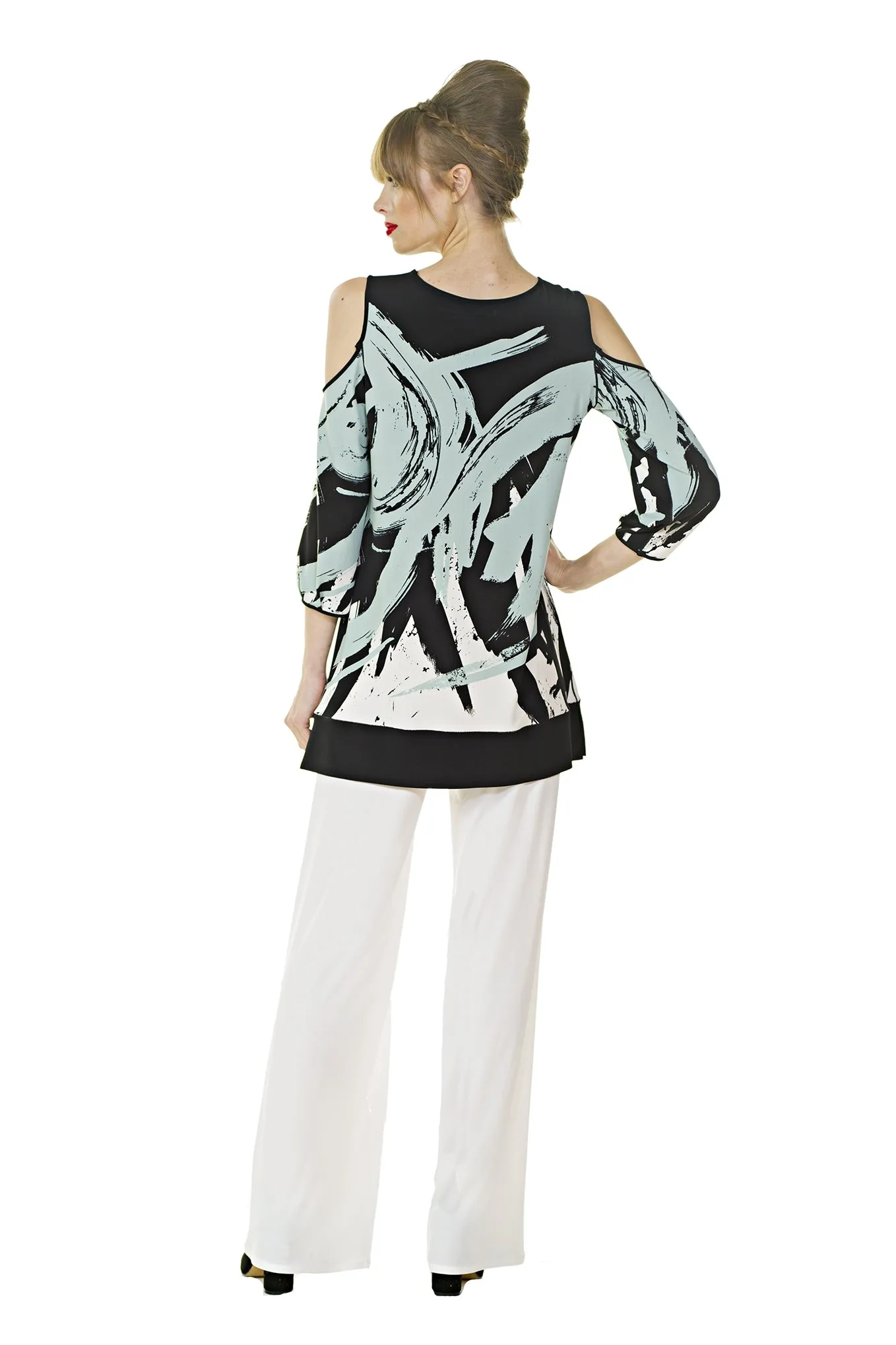 Cool Shoulder Swing Tunic