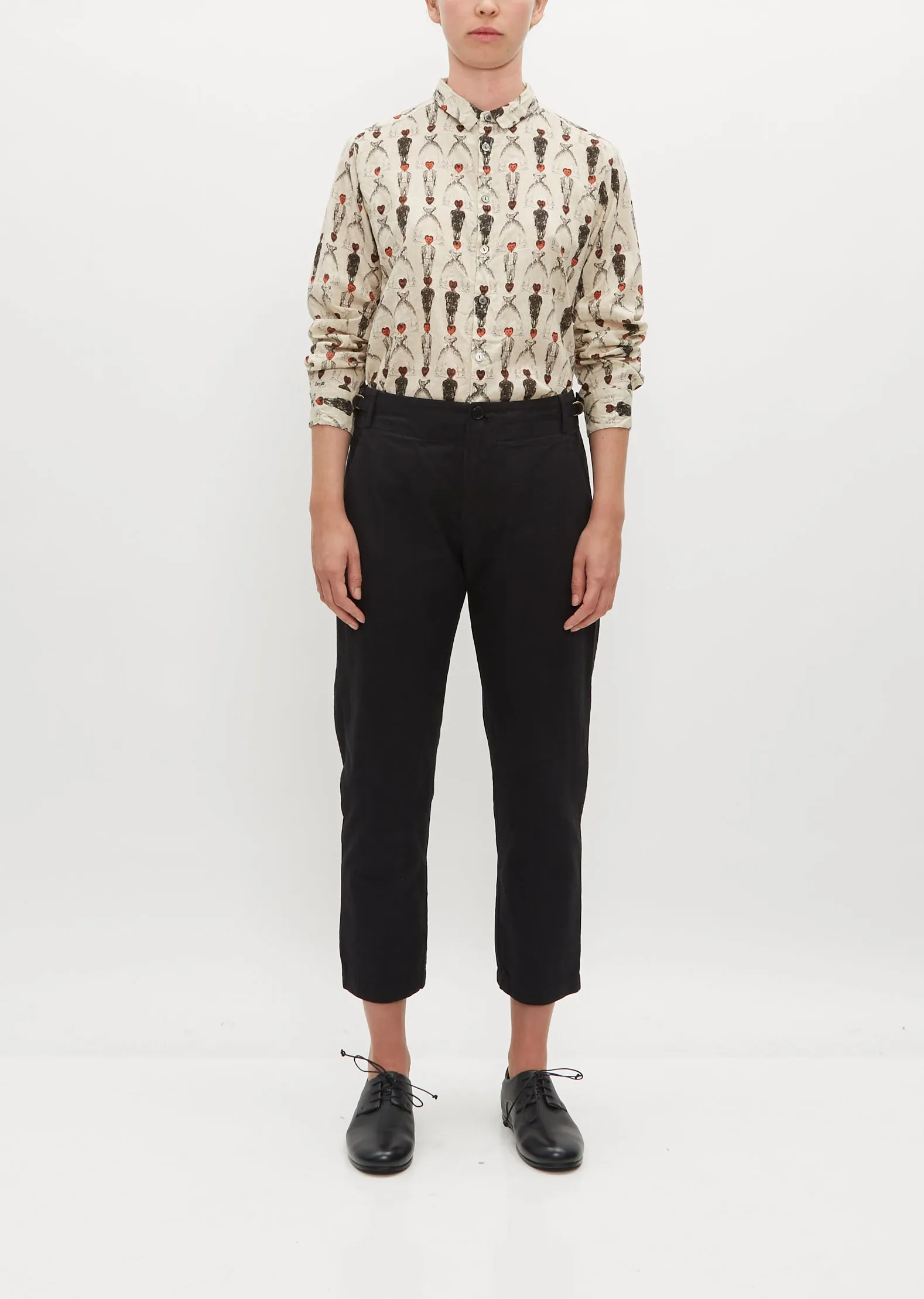 Cotton Ramie Classic Pants
