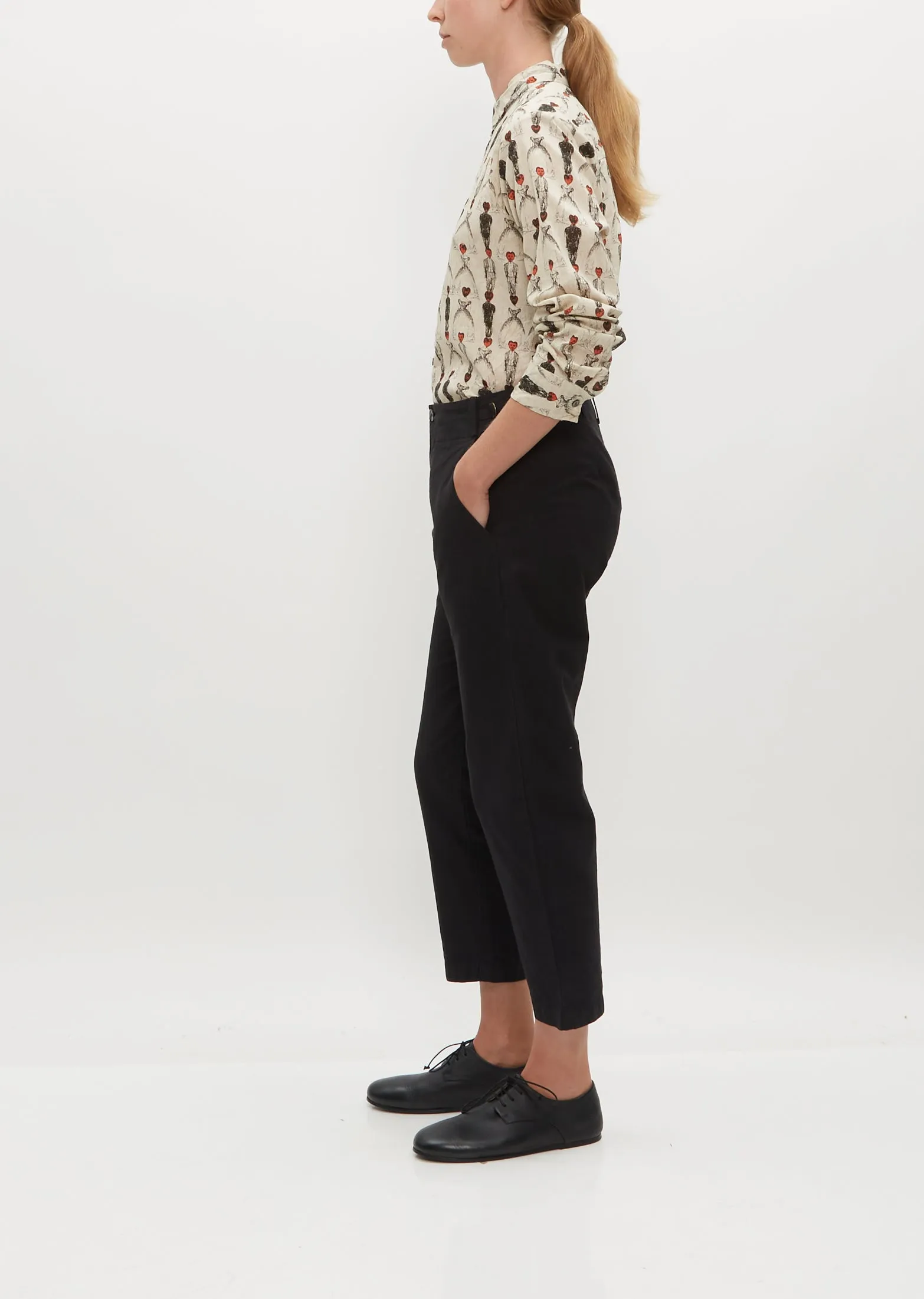 Cotton Ramie Classic Pants