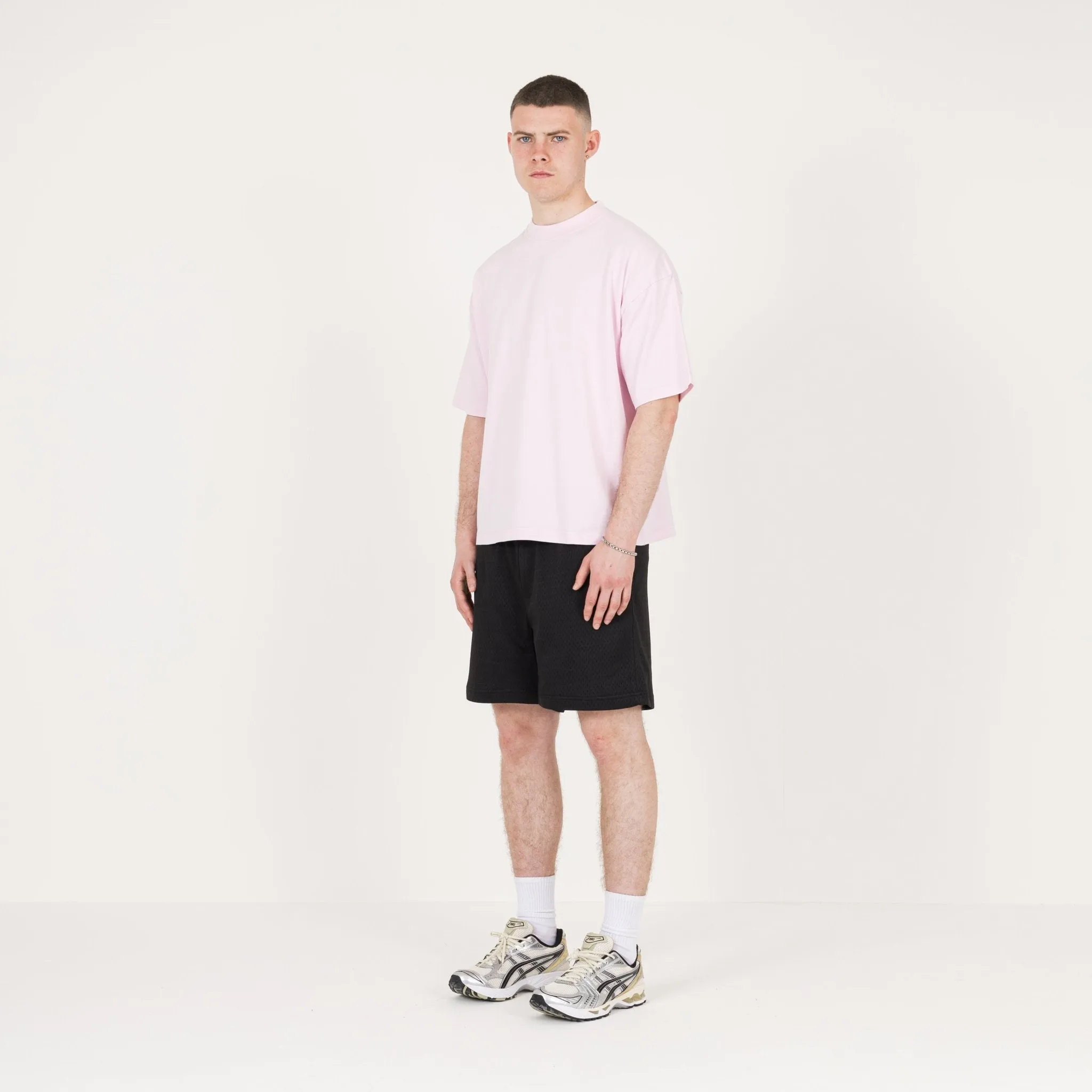Cropped T-Shirt - Light Pink