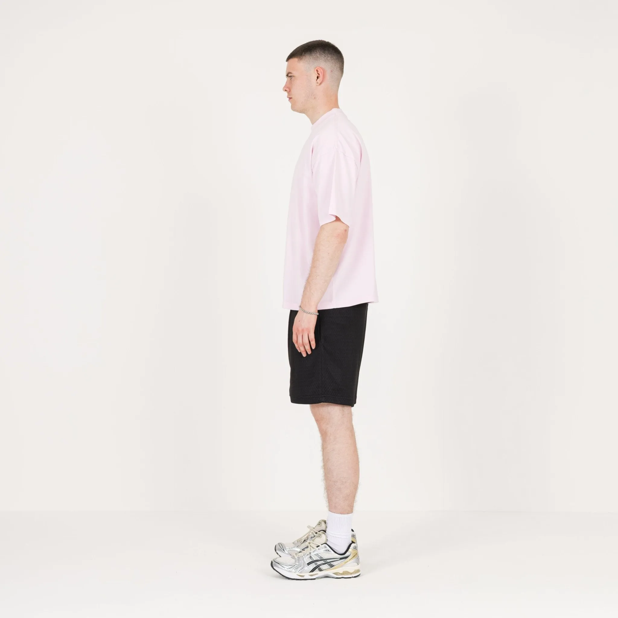 Cropped T-Shirt - Light Pink