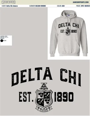 Delta Chi Auburn University Fall Hoodies