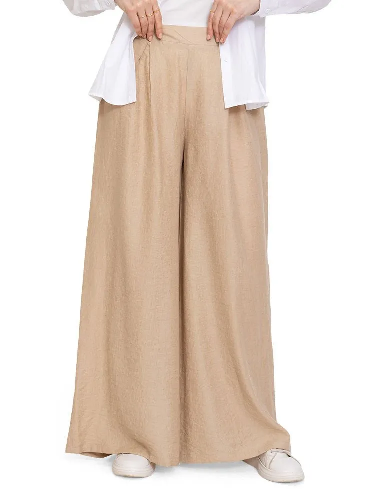 Design1-Mocha Linen2-Wide Leg