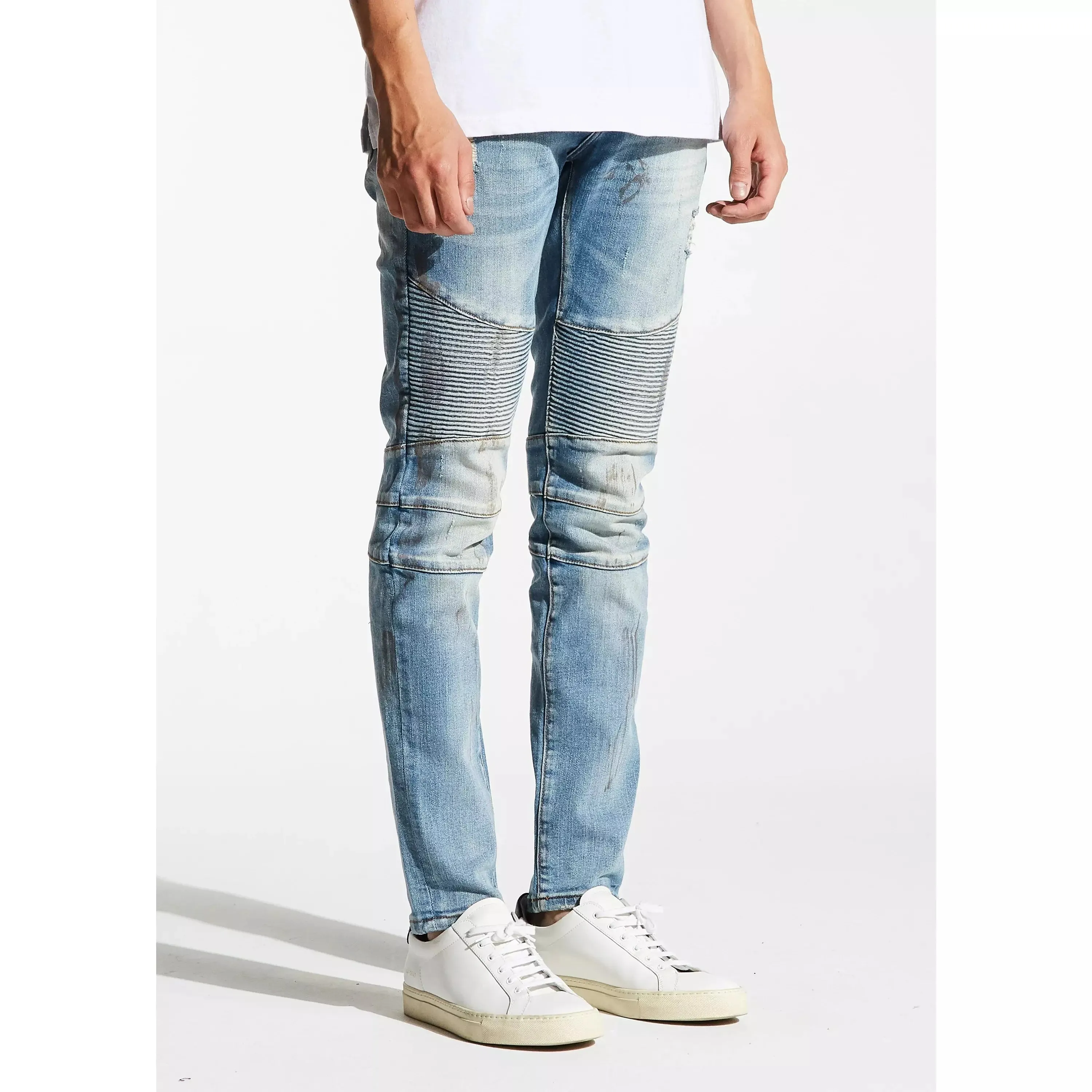 Embellish Blue Jennings Biker Denim Jeans (EMBSU219-124)