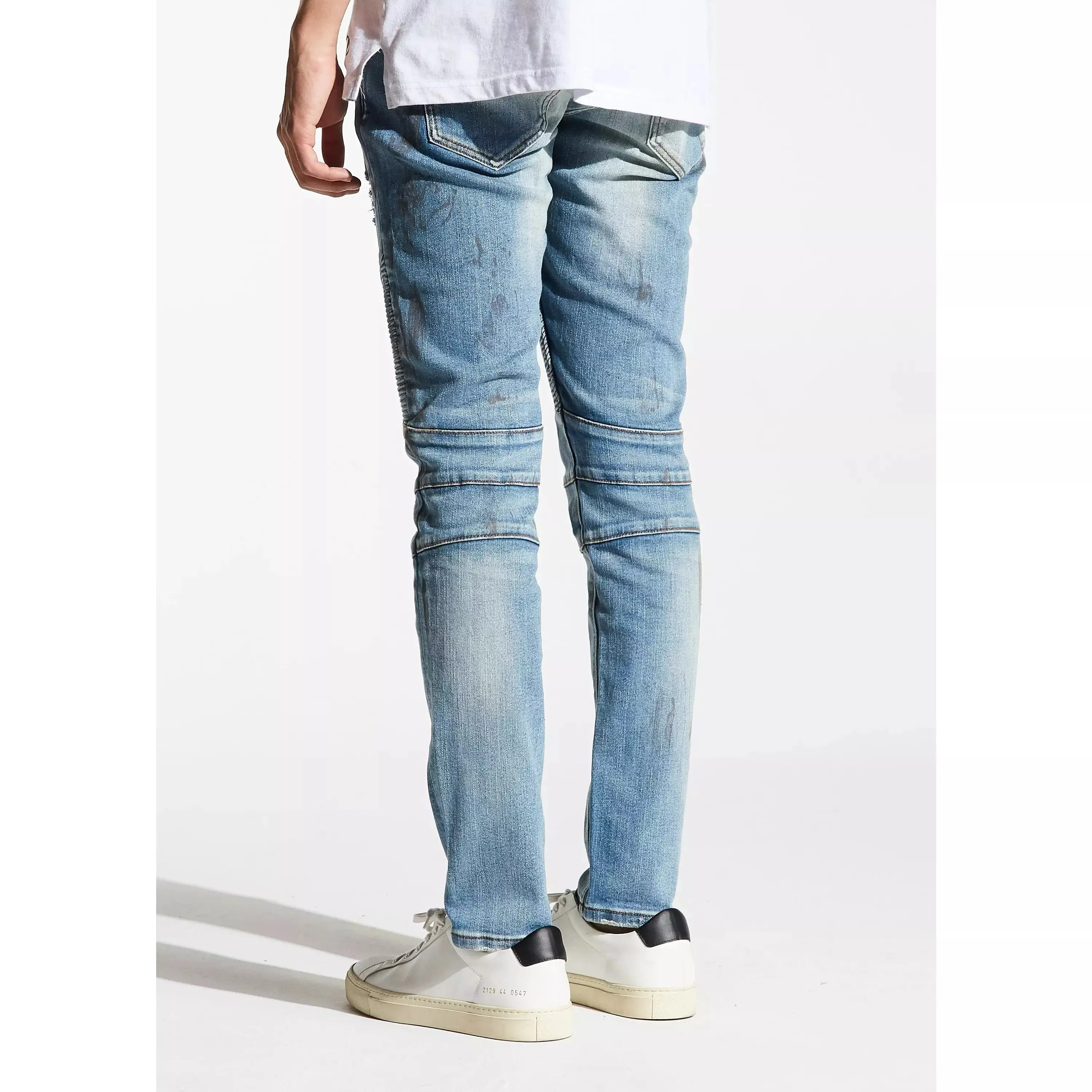 Embellish Blue Jennings Biker Denim Jeans (EMBSU219-124)