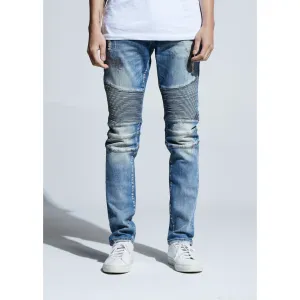 Embellish Blue Jennings Biker Denim Jeans (EMBSU219-124)