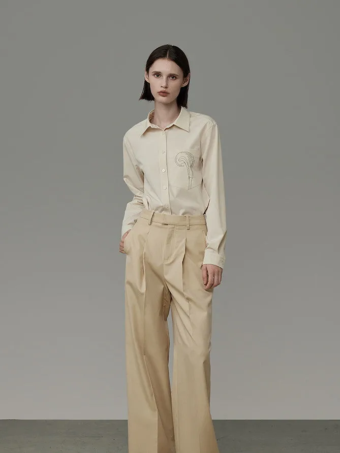 Embroidery Classy Simple Shirt