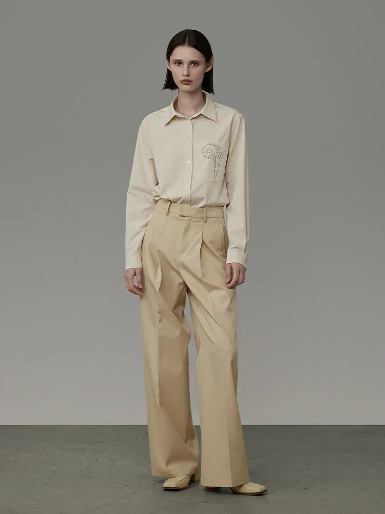 Embroidery Classy Simple Shirt
