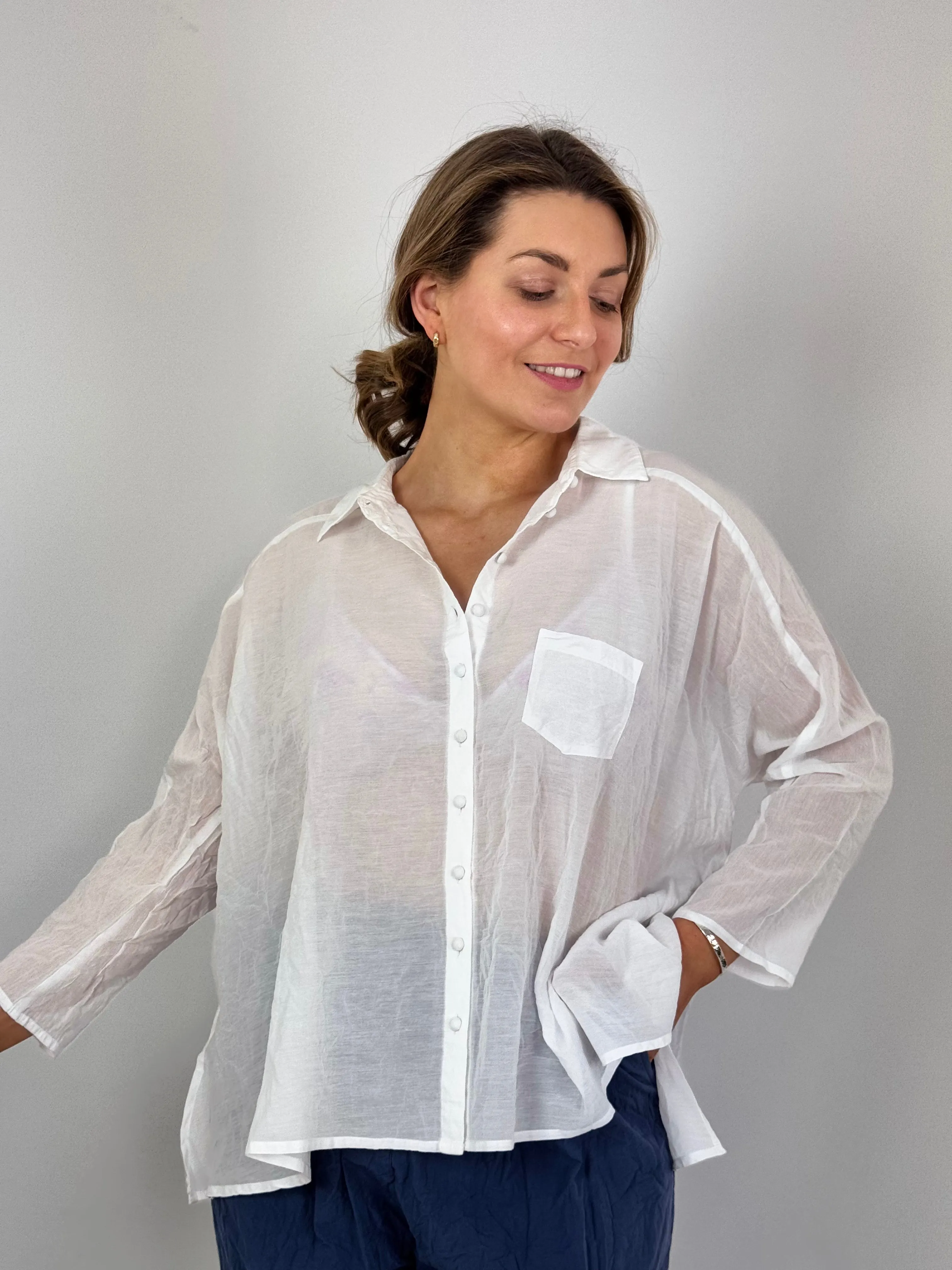 Ewa i Walla Eris Blouse White