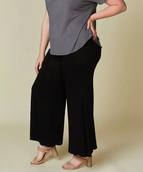 FABINA BAMBOO CLASSIC PALAZZO PANTS CURVY SIZE