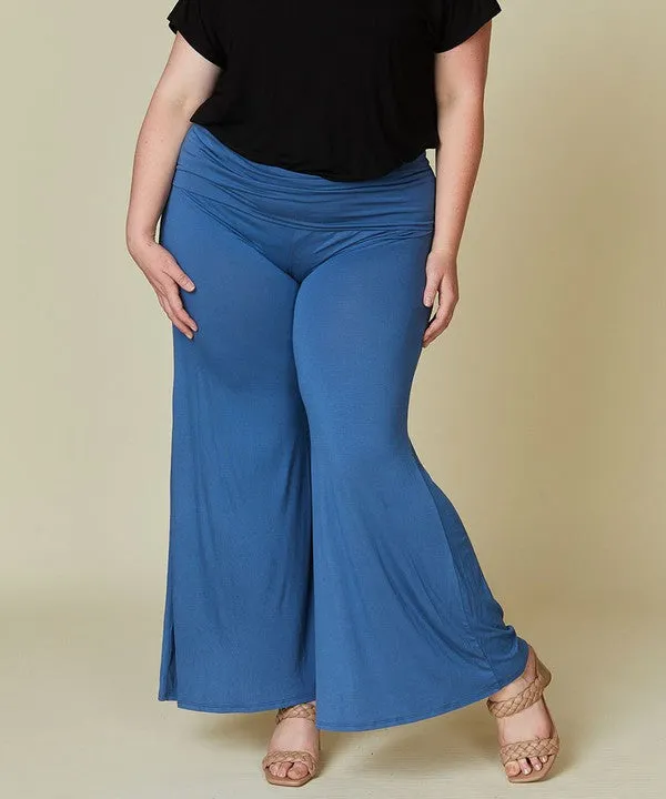 FABINA BAMBOO CLASSIC PALAZZO PANTS CURVY SIZE