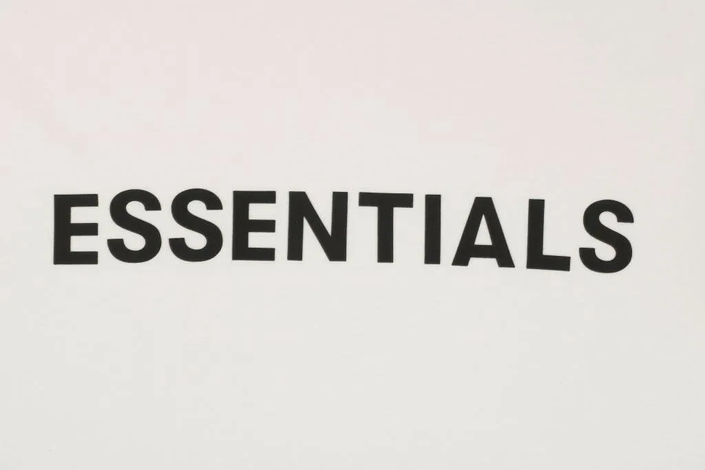 FEAR OF GOD ESSENTIALS  "WHITE" T-SHIRT 2020 FALL-WINTER COLLECTION