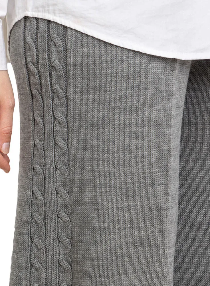 Forest Grey Plexus Knit Pant