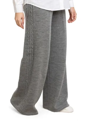 Forest Grey Plexus Knit Pant