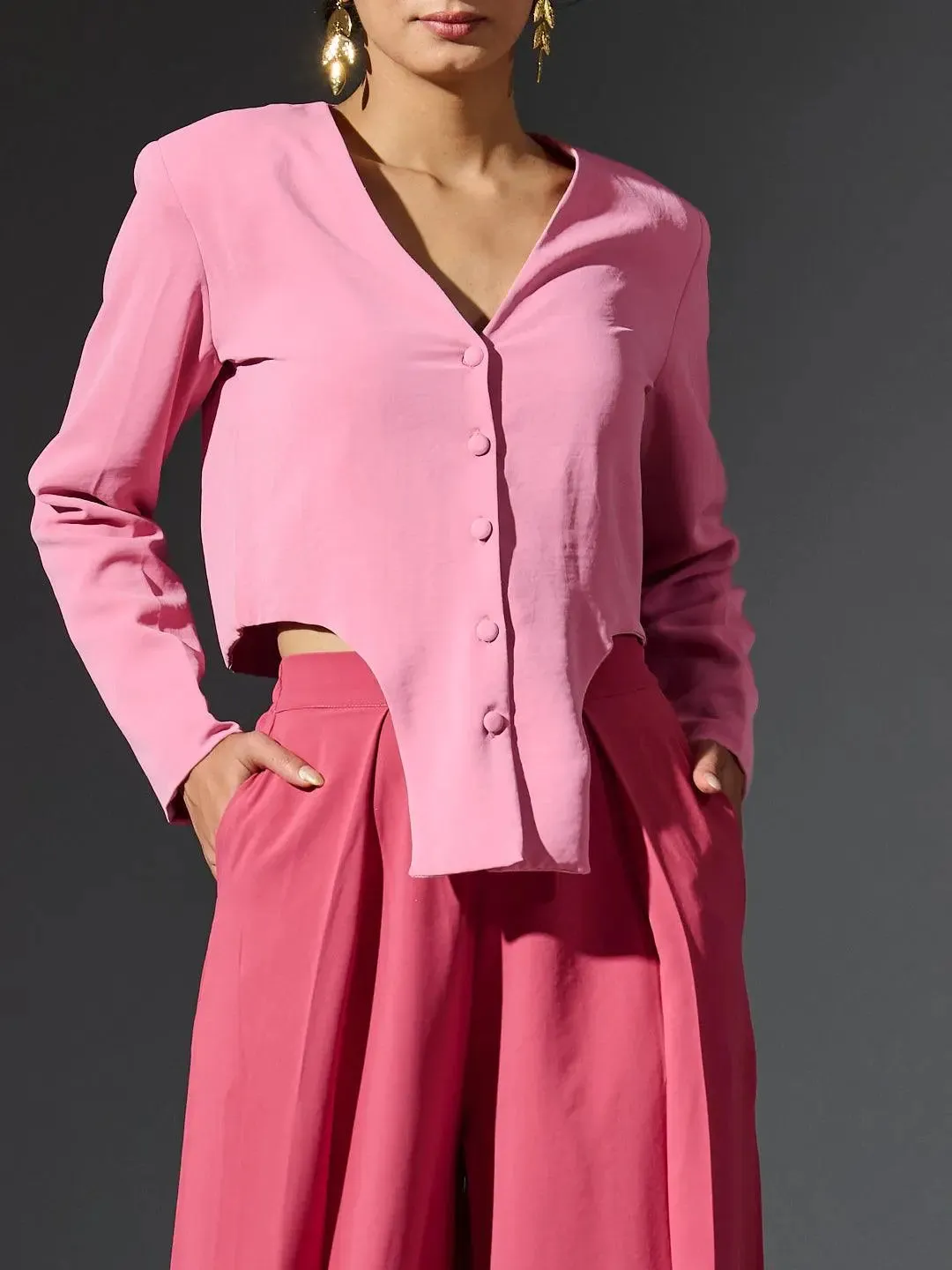 Full sleeves Waist Coat with Flared Pants