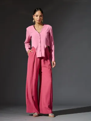 Full sleeves Waist Coat with Flared Pants