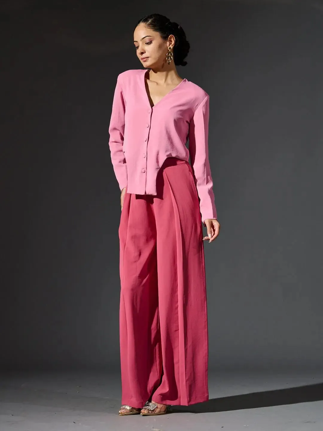 Full sleeves Waist Coat with Flared Pants