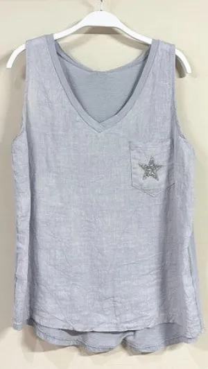 Glitter Star Tank Top