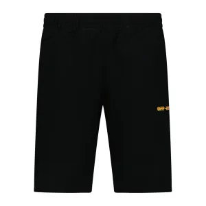 Gold Metal Arrow Shorts Black