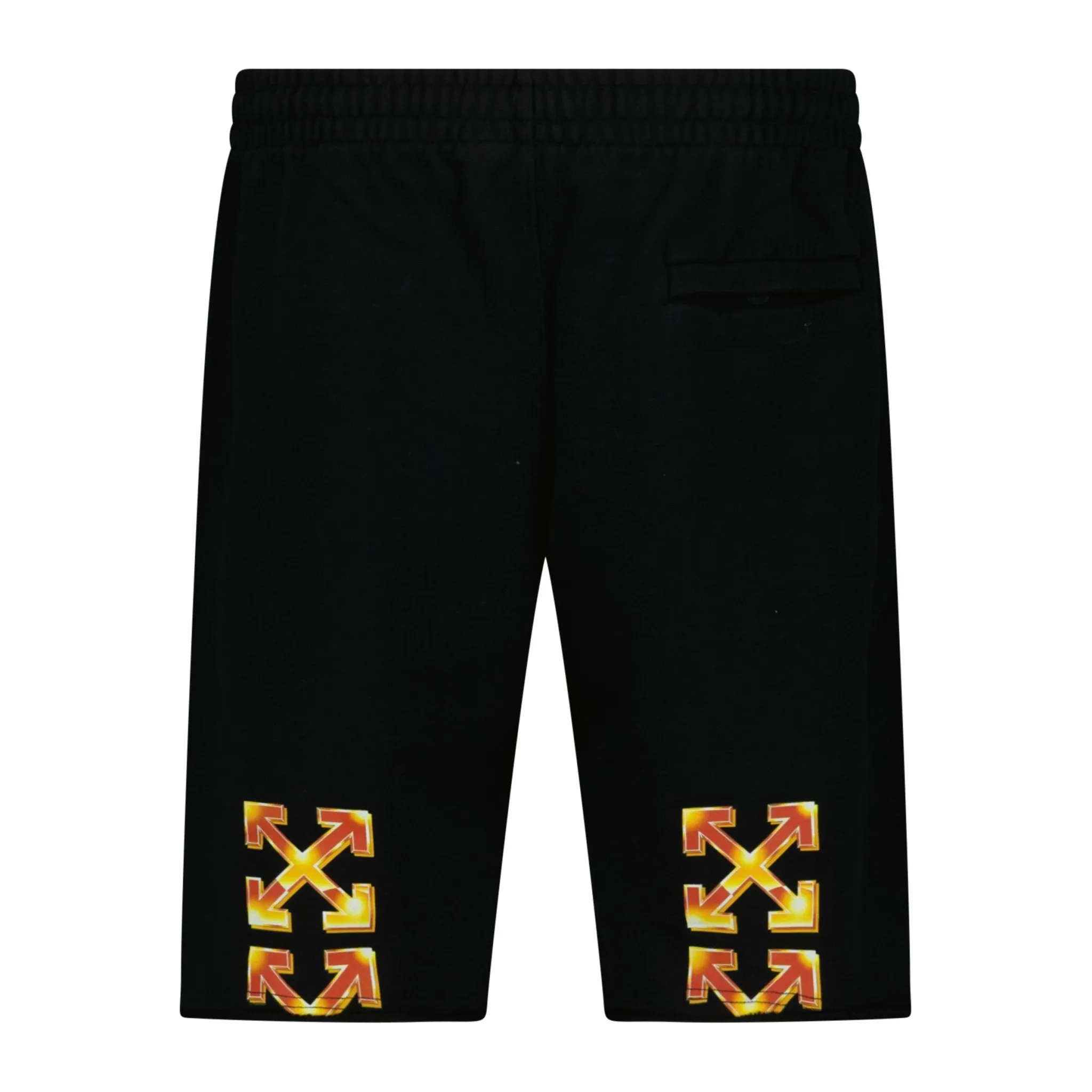 Gold Metal Arrow Shorts Black