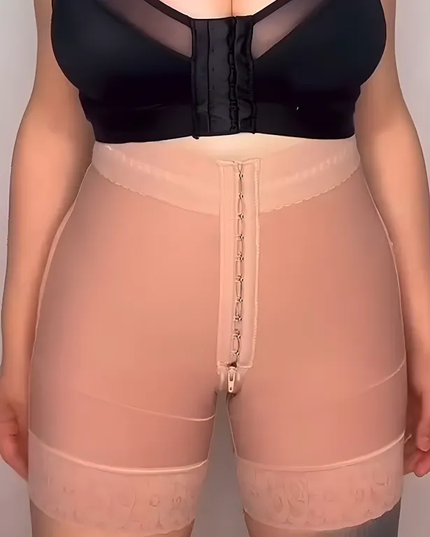Hip Sculpting Shorts with Hook Eye