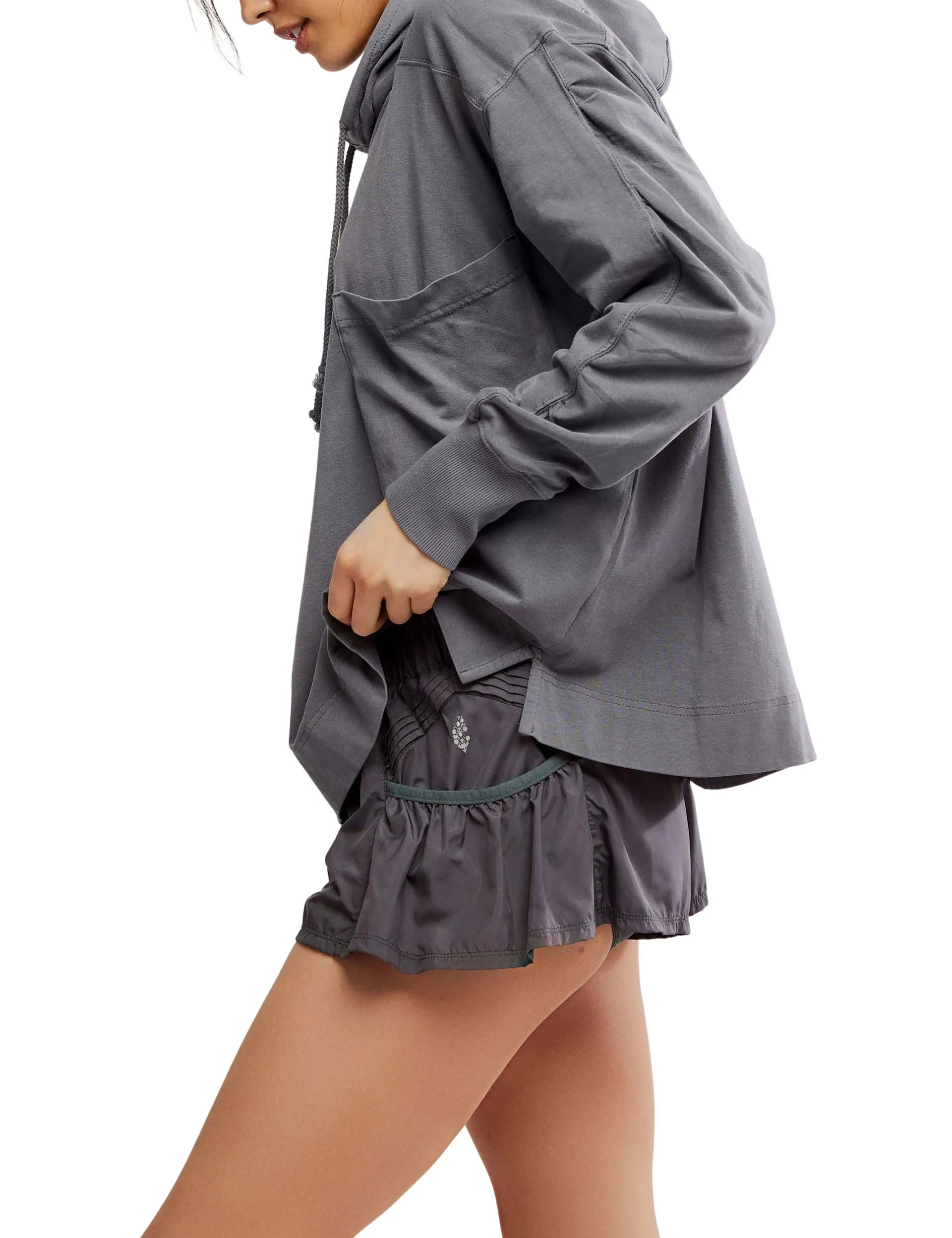 Hot Shot Hooded Layer - Gunmetal