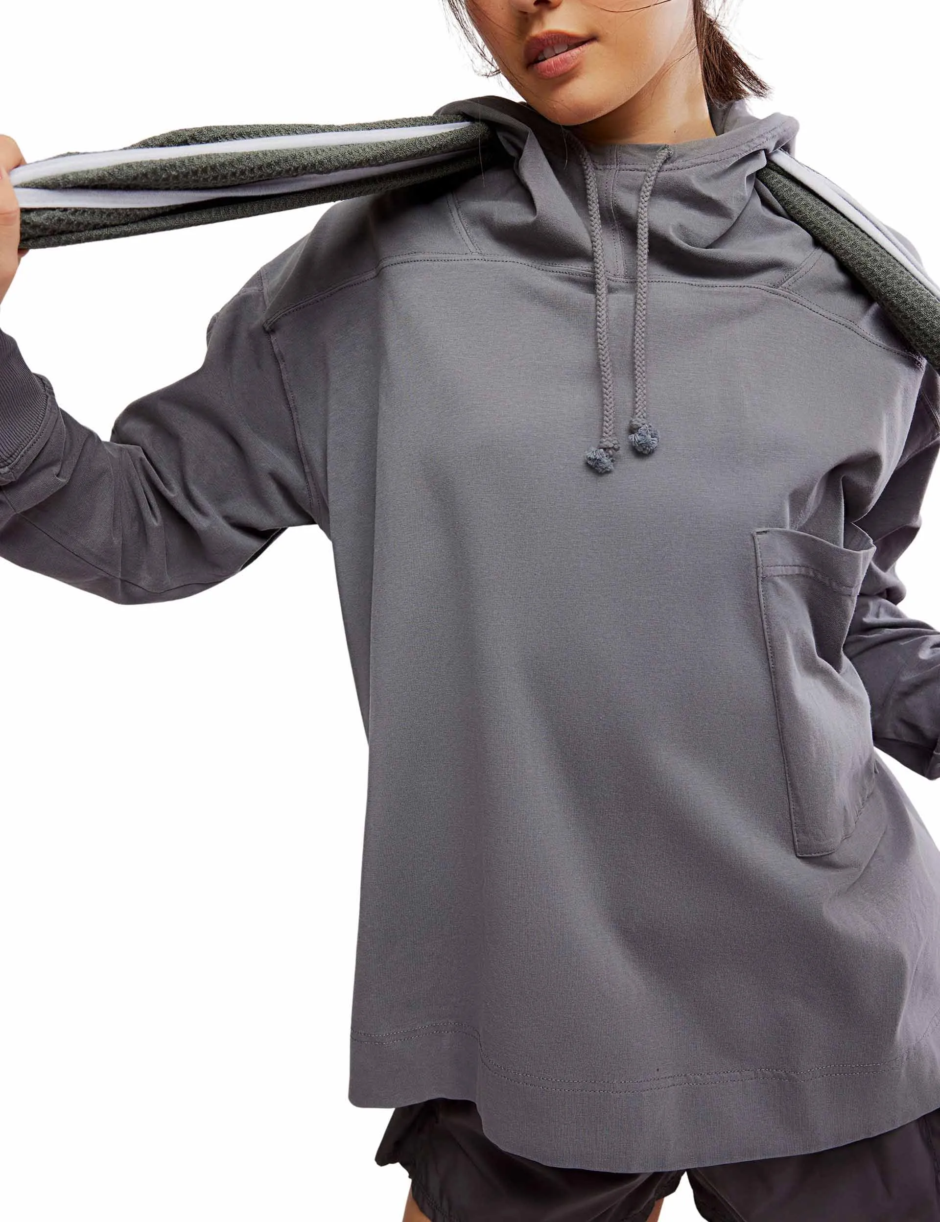 Hot Shot Hooded Layer - Gunmetal