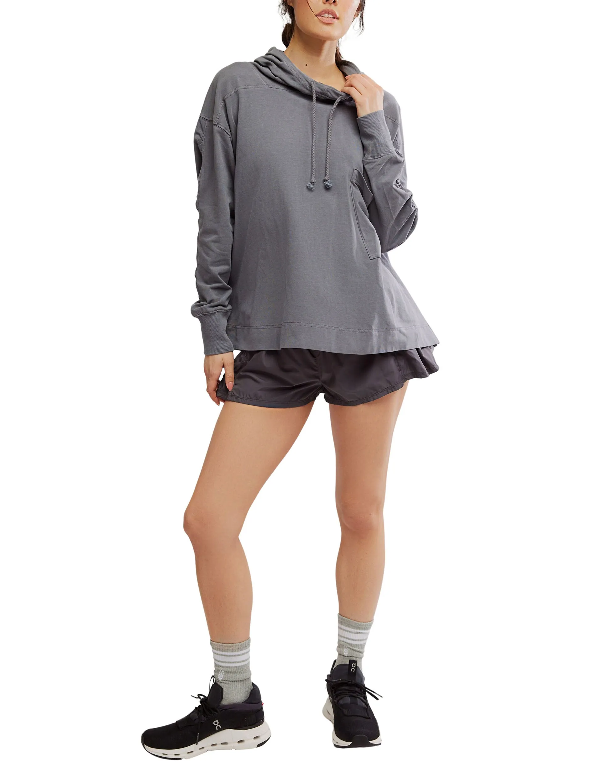 Hot Shot Hooded Layer - Gunmetal