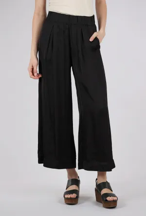 Isla Night Wide-Leg Pant, Black