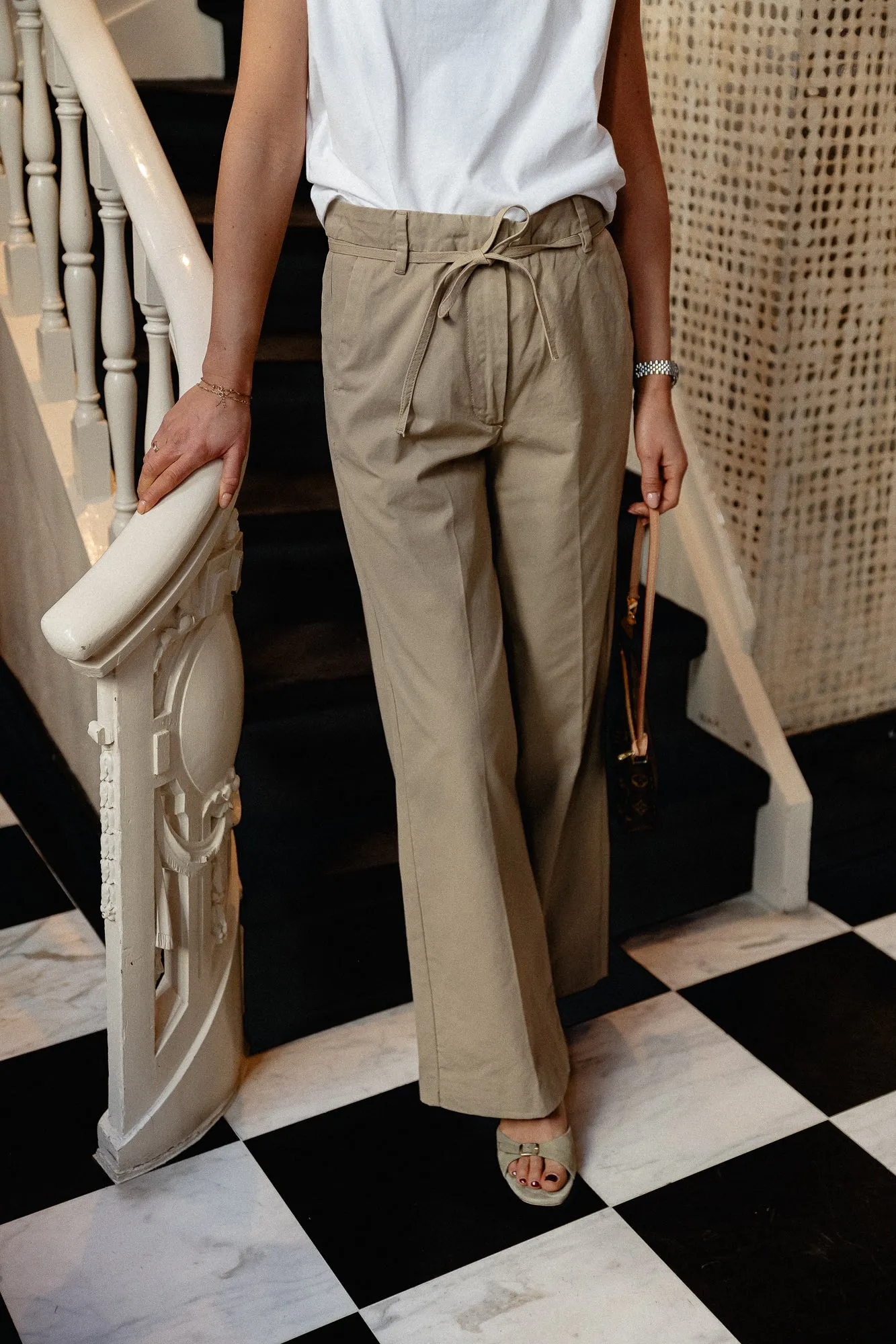 Jade modern canvas pants tree house