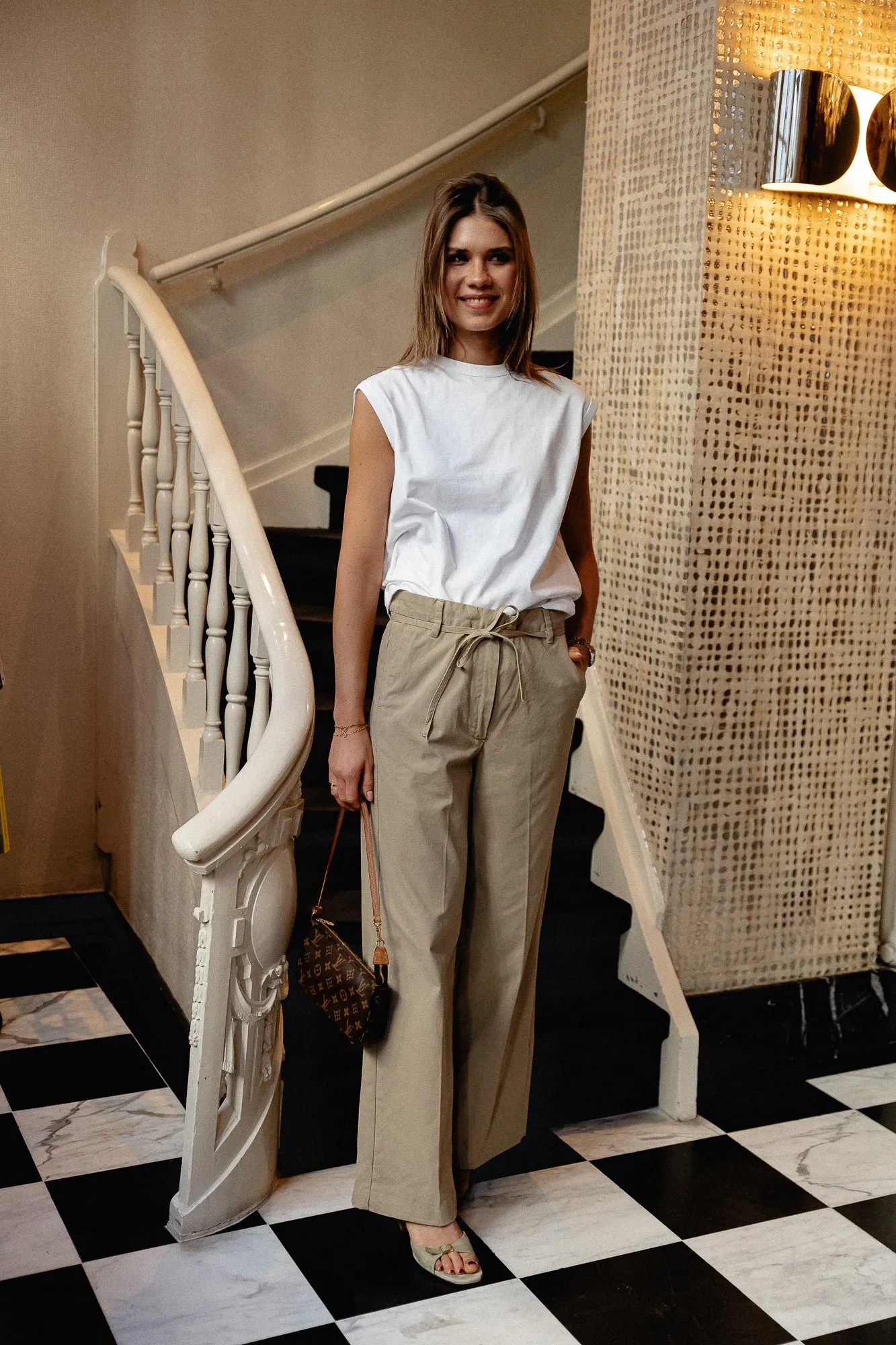 Jade modern canvas pants tree house