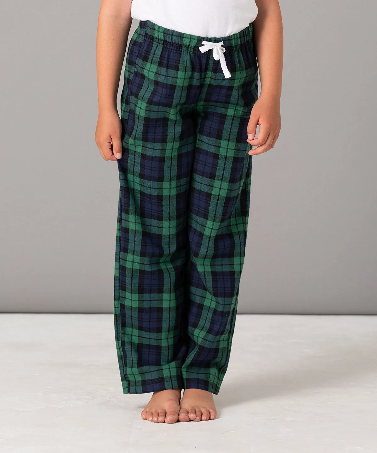 Kids Lounge Pants- Tartan Check